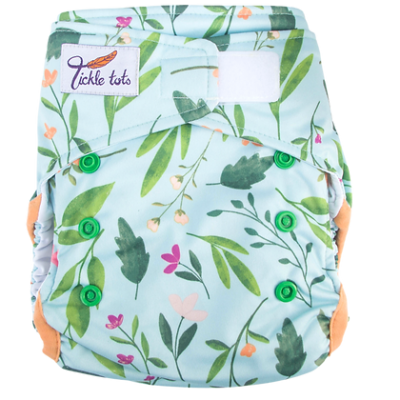 FRALDA REUTILIZÁVEL TUDO-EM-DOIS TAMANHO ÚNICO (TU) - TICKLE TOTS