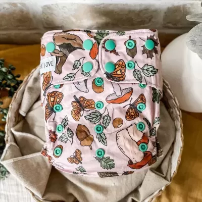 FRALDA REUTILIZÁVEL BOMPROF NIGHTPROOF TAMANHO ÚNICO MOLAS - BARE LOVE