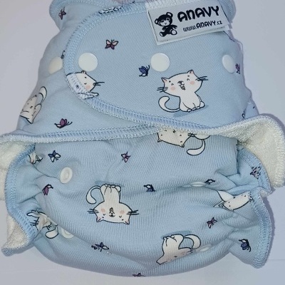 FRALDA REUTILIZÁVEL AJUSTADA TAMANHO ÚNICO - MOLAS - ANAVY