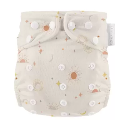 FRALDA REUTILIZÁVEL TUDO-EM-UM PEARL POCKET TAMANHO ÚNICO - MODERN CLOTH NAPPIES