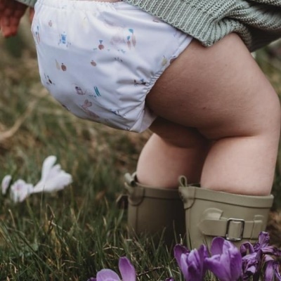 FRALDA REUTILIZÁVEL TUDO-EM-UM PEARL POCKET TAMANHO ÚNICO - MODERN CLOTH NAPPIES