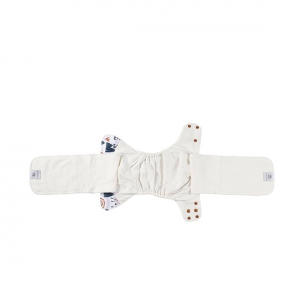 FRALDA REUTILIZÁVEL TUDO-EM-UM/ TUDO-EM-DOIS TAMANHO ÚNICO - ECOMINI