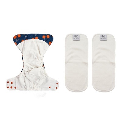 FRALDA REUTILIZÁVEL TUDO-EM-UM/ TUDO-EM-DOIS TAMANHO ÚNICO - ECOMINI