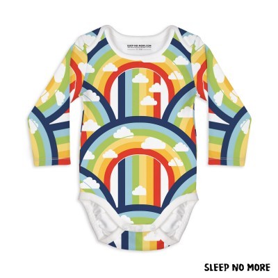 BODY DE MANGA COMPRIDA - SOMEWHERE OVER THE RAINBOW - SLEEP NO MORE