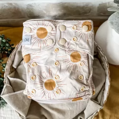 FRALDA REUTILIZÁVEL BOMPROF NIGHTPROOF TAMANHO ÚNICO MOLAS - BARE LOVE