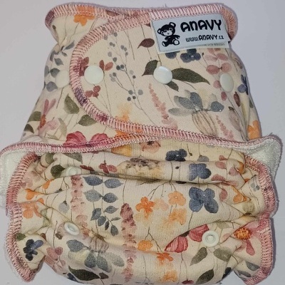 FRALDA REUTILIZÁVEL AJUSTADA TAMANHO ÚNICO - MOLAS - ANAVY