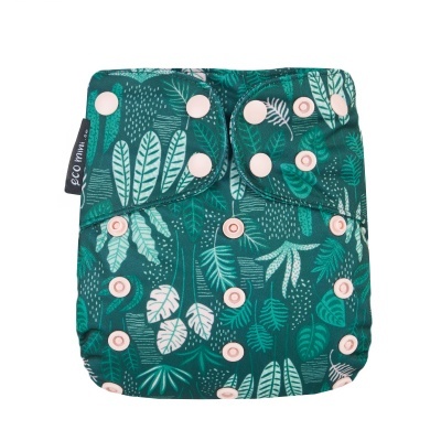 FRALDA REUTILIZÁVEL TUDO-EM-UM/ TUDO-EM-DOIS TAMANHO ÚNICO - ECOMINI