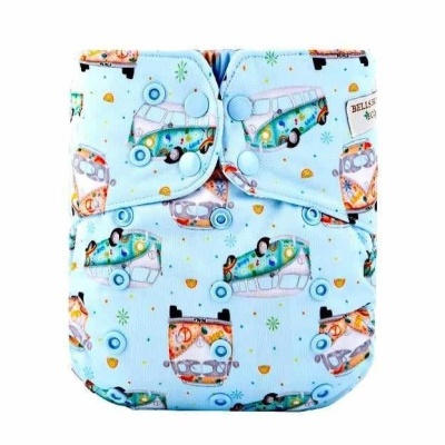 FRALDA REUTILIZÁVEL BOLSO "LUXURY VERSATILITY" TAMANHO ÚNICO - BELLS BUMZ