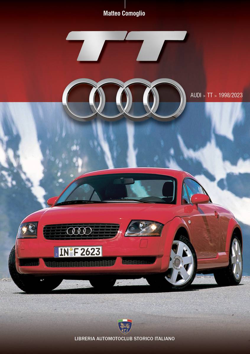 Audi TT (1998-2023) - Le Guide ASI Capa de livro com carro Audi TT vermelho e texto informativo