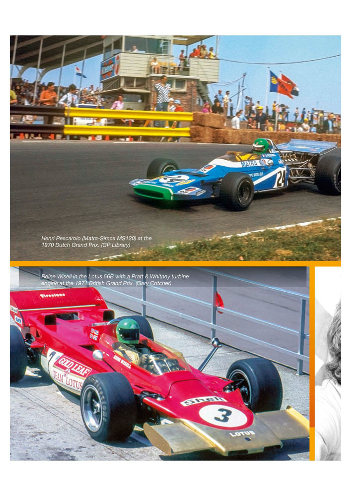 Formula 1 - The Knowledge 2nd Edition Carros clássicos de fórmula 1 Matra-Simca e Lotus em pista e box