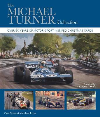 Michael Turner Collection Capa do livro com carro de corrida azul e textos em fundo azul