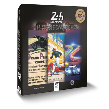 24 Heures du Mans: Un siécle d'affiches Caixa de produto com imagens e texto relacionados às 24h de Le Mans