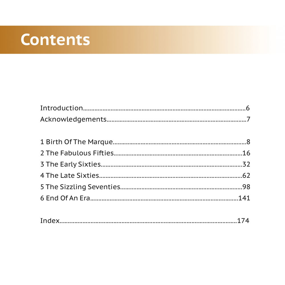 Suzuki Motorcycles - The Classic Two-stroke Era Sumário de livro em inglês com títulos e números de página
