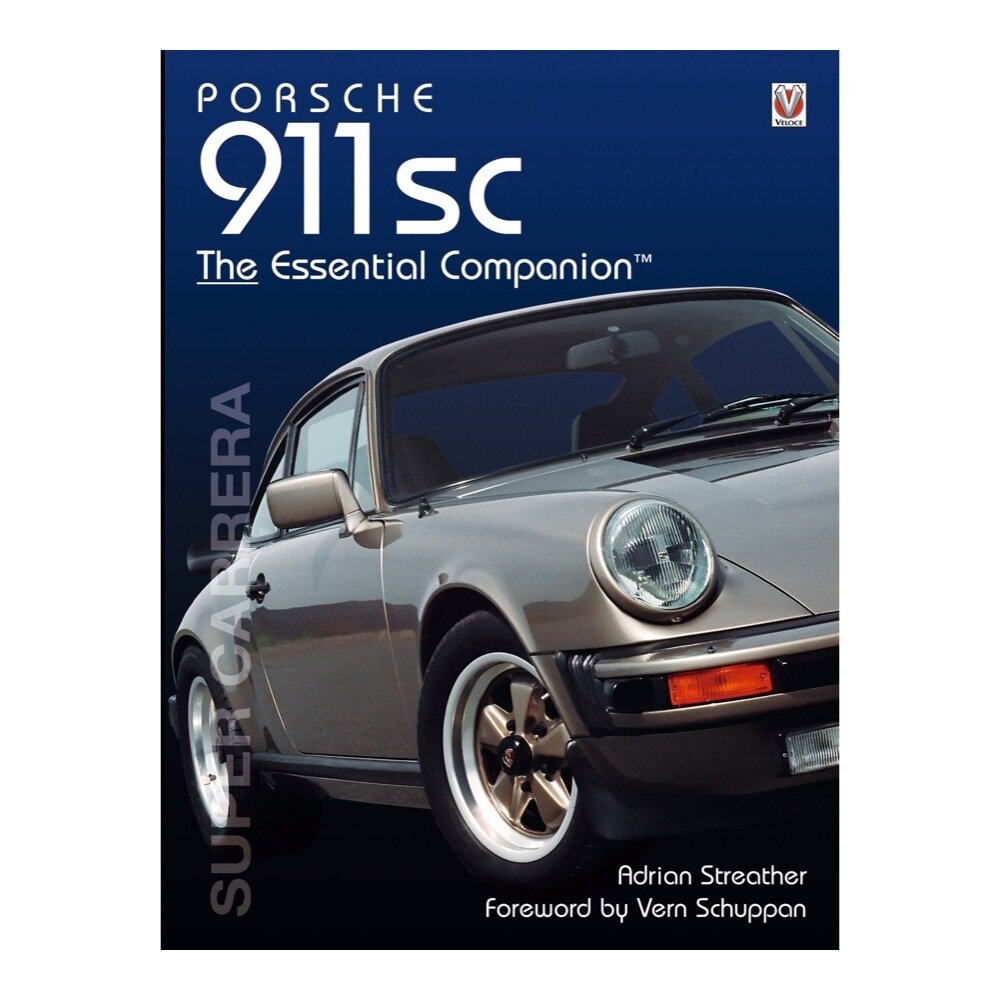 Porsche 911SC Super Carrera - Essential companion Livro sobre Porsche 911SC com carro cinza na capa