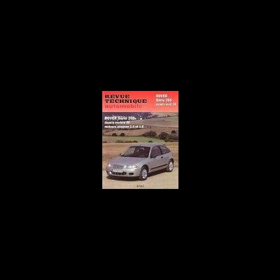 Capa de revista técnica automóvel com carro Rover série 200 prata na estrada