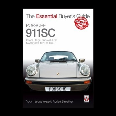 Capa de livro com um Porsche 911SC prata e texto do título.