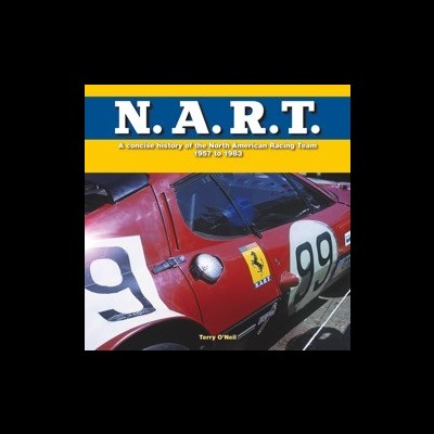 Capa de livro com carro de corrida vermelho e texto N.A.R.T.