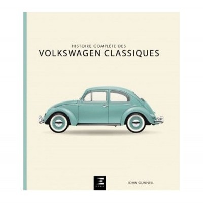 Capa de livro com Volkswagen clássico azul claro e título em francês