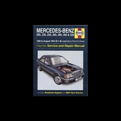 Capa do manual Haynes para Mercedes-Benz com imagem de carro cinzento