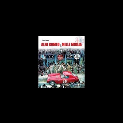 Capa de livro com carro vermelho clássico e pessoas num cenário vintage