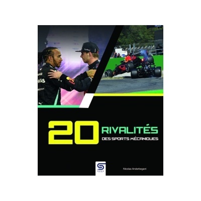 Capa do livro com pilotos e carro de Fórmula 1 e texto do título