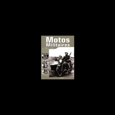 Capa de revista com militares em moto com sidecar em preto e branco
