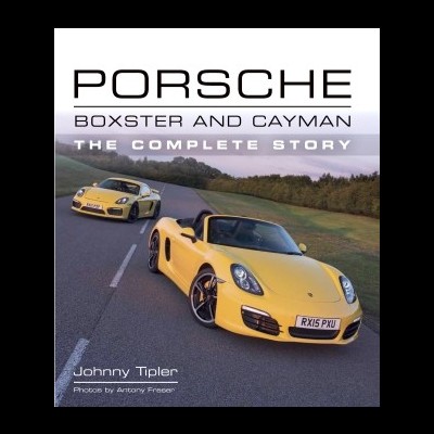Capa de livro com duas viaturas Porsche amarelas numa estrada e título do livro