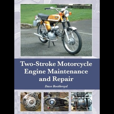 Capa de livro com motocicleta amarela e imagens de motores