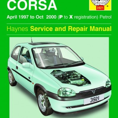 Capa de manual Haynes para Vauxhall/Opel Corsa de 1997 a 2000