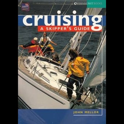 Capa de livro sobre navegação com um veleiro e tripulantes