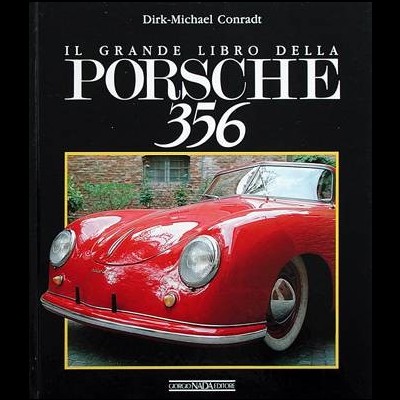 Capa de livro sobre Porsche 356 com foto de carro vermelho clássico