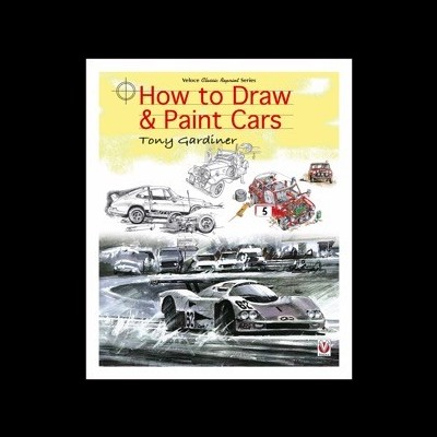 Capa de livro mostra desenho e pintura de carros, título e autor