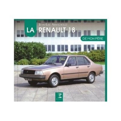 Capa de livro com foto de um Renault 18 bege e texto do título
