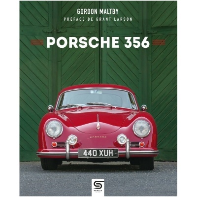 Capa de livro com Porsche 356 vermelho e texto sobrecarro