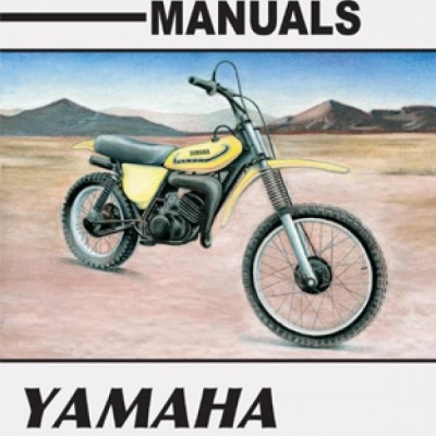 Capa de manual CLYMER de mota Yamaha 80-175cc Piston-Port 1968-1976