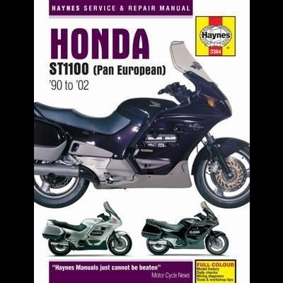 Capa do manual Haynes para Honda ST1100 Pan European de 1990 a 2002