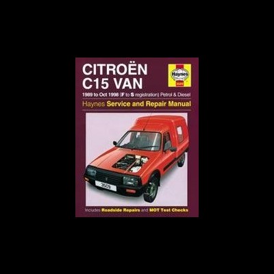 Capa de manual Citroën C15 Van Haynes