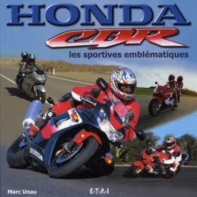 Capa com motos Honda CBR vermelhas e pretas em pista de corrida