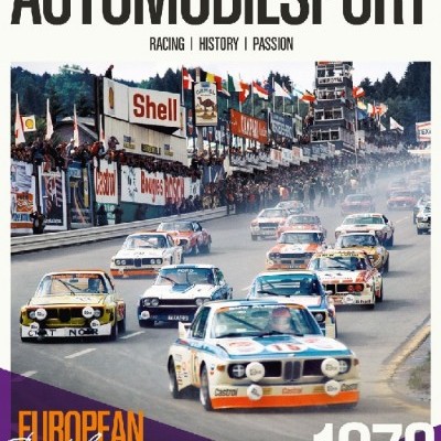 Capa da revista de automobilismo com carros de rali em corrida, ano 1973.