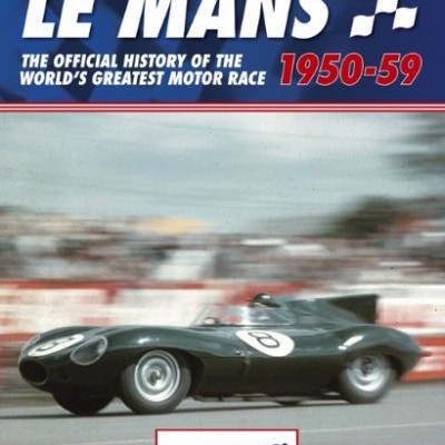 Capa do livro LE MANS com carro de corrida clássico verde e texto 24 HEURES DU MANS