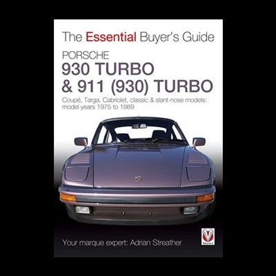 Capa do guia de compra com Porsche 930 Turbo cinza
