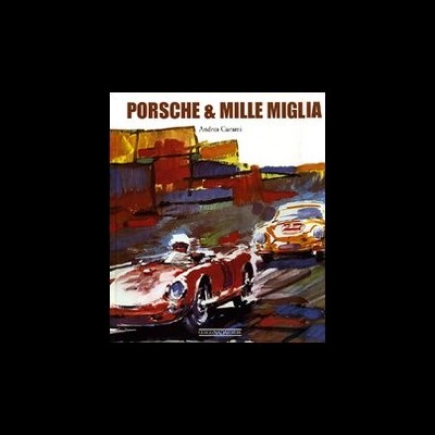 Capa de livro com carros de corrida em ilustração colorida