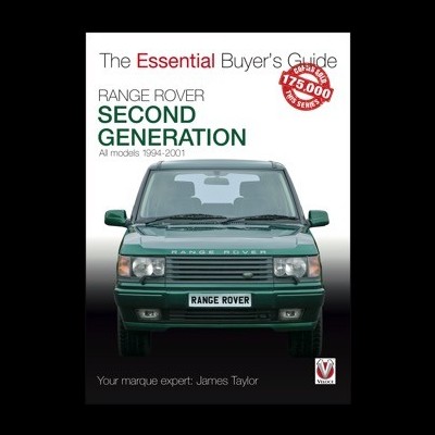 Guia do comprador do Range Rover segunda geração com imagem frontal do carro verde e texto explicativo