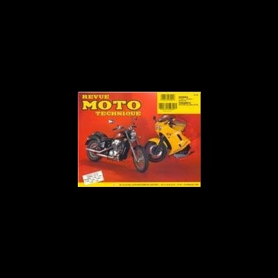 Revista Revue Moto Technique com motos preta e amarela