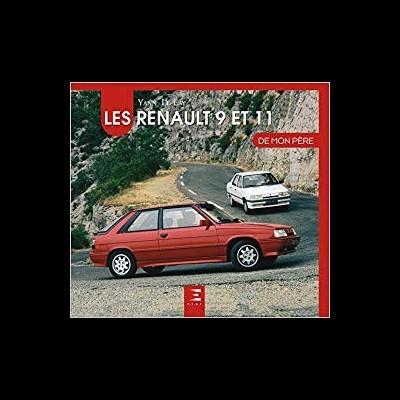 Capa de livro com dois carros Renault, vermelho e branco, numa estrada curva com rochas e vegetação