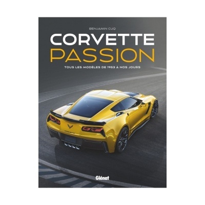 Capa de livro com carro amarelo Corvette na estrada e texto do título e autor
