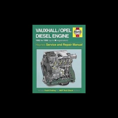 Capa de manual Haynes para motor diesel Vauxhall/Opel com imagem de motor