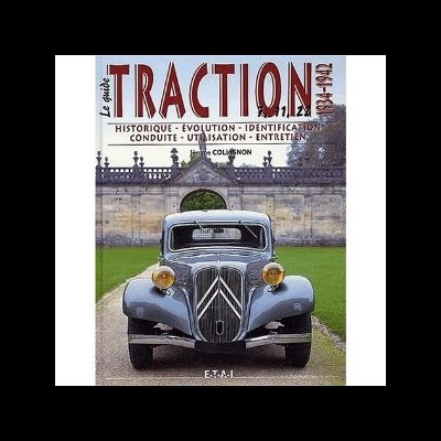 Capa de revista com carro clássico Citroën Traction Avant e texto em francês