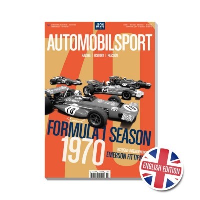 Capa de revista AUTOMOBILSPORT com carros de corrida da Fórmula 1 de 1970