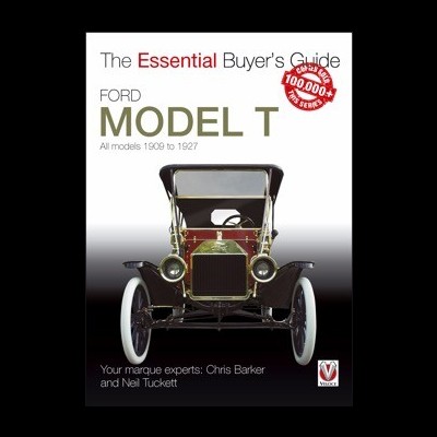 Capa de livro com foto de um carro antigo Ford Model T